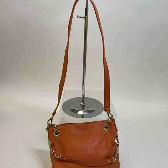 Michael Kors MK Designer Orange Jet Set Shoulder Crossbody Bag Hobo Bucket Purse - Picture 4 of 10